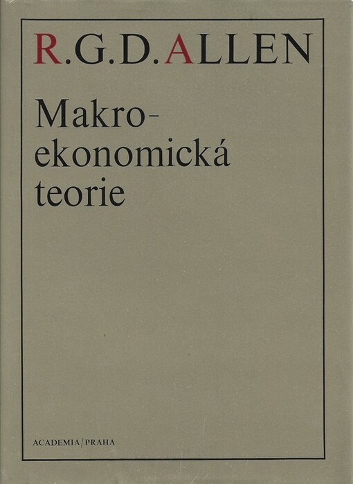 Makroekonomická teorie :Matematický výklad
