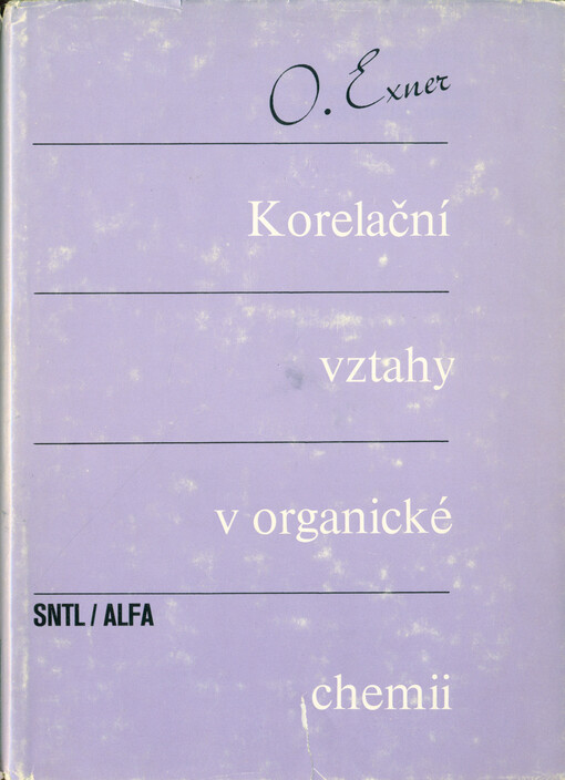 Korelační vztahy v organické chemii
