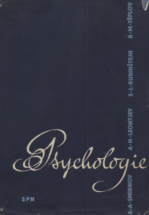 Psychologie :učebnice pro vysoké školy