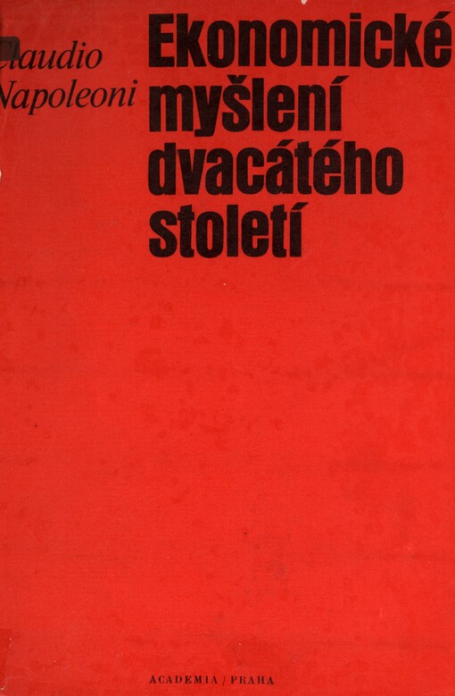 Ekonomické myšlení dvacátého století