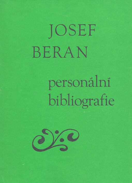 Josef Beran :Personální bibliografie