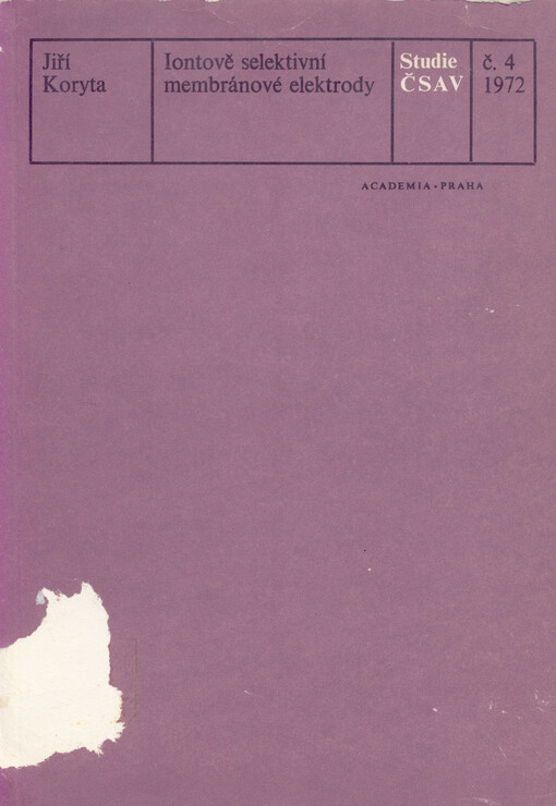 Iontově selektivní membránové elektrody