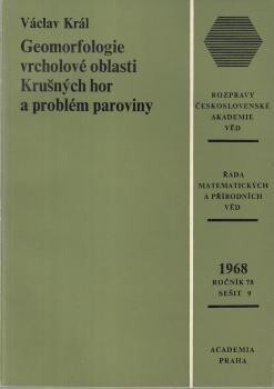 Geomorfologie vrcholové oblasti Krušných hor a problém paroviny