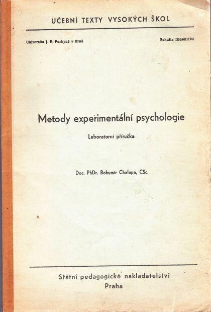 Metody experimentální psychologie: laboratorní příručka