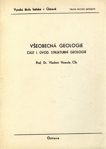 Všeobecná geologie.1. [díl],Úvod