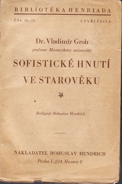 Sofistické hnutí ve starověku /