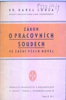 Zákon o pracovních soudech ve znění všech novel