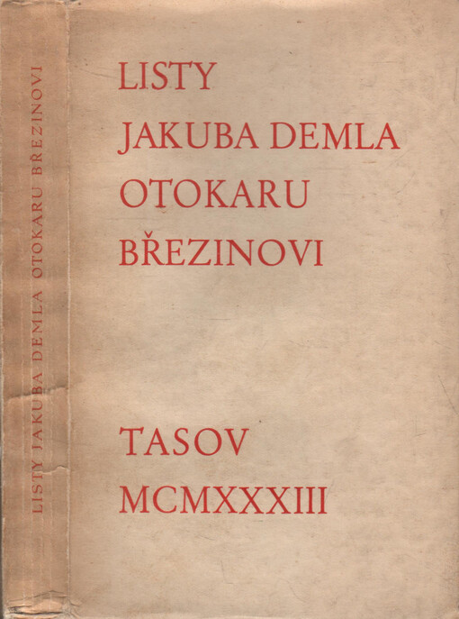 Listy Jakuba Demla Otokaru Březinovi