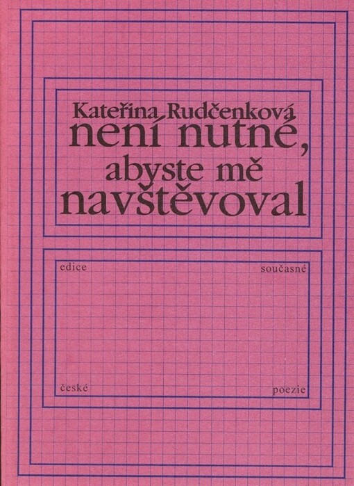 Není nutné, abyste mě navštěvoval