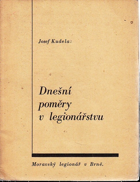 Dnešní situace v legionářstvu