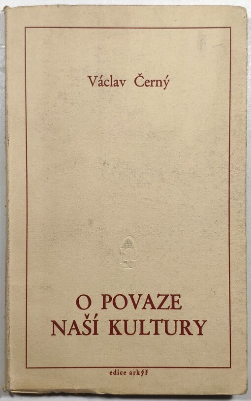 O povaze naší kultury