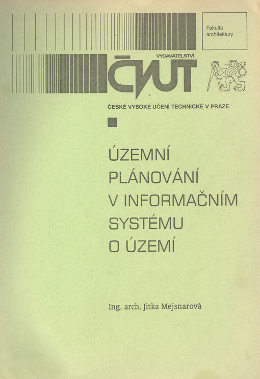 Územní plánování v informačním systému o území