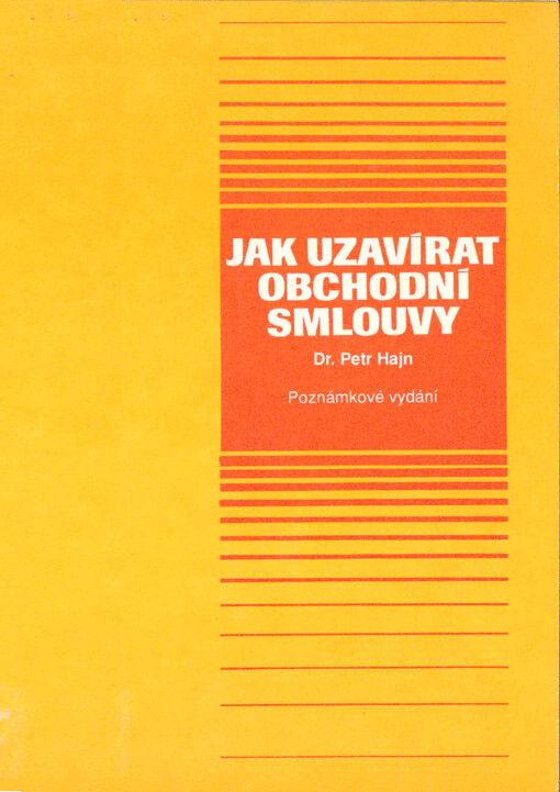 Jak uzavírat obchodní smlouvy