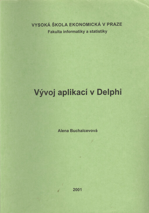 Vývoj aplikací v Delphi