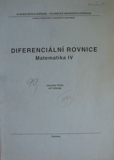 Diferenciální rovnice