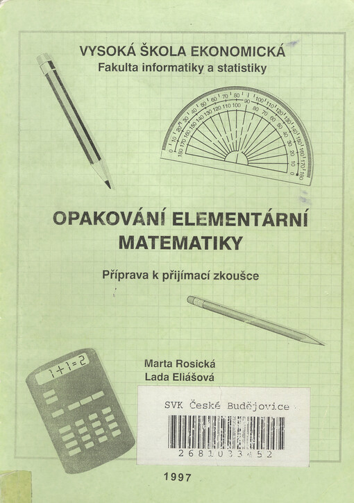 Opakování elementární matematiky : příprava k přijímací zkoušce