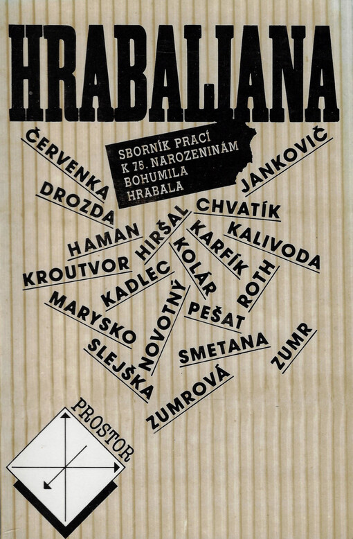 Hrabaliana : sborník prací k 75. narozeninám Bohumila Hrabala