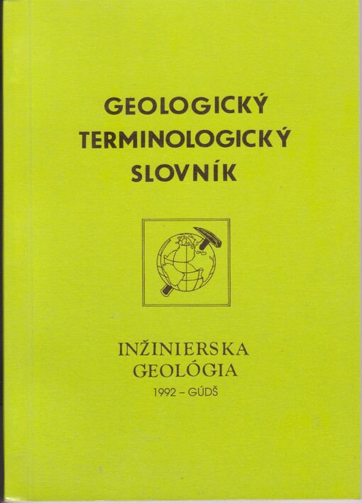 Geologický terminologický slovník : inžinierska geológia