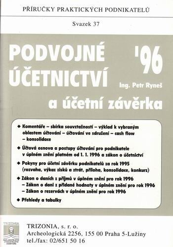 Podvojné účetnictví a účetní závěrka.