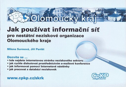 Jak používat informační síť pro nestátní neziskové organizace Olomouckého kraje