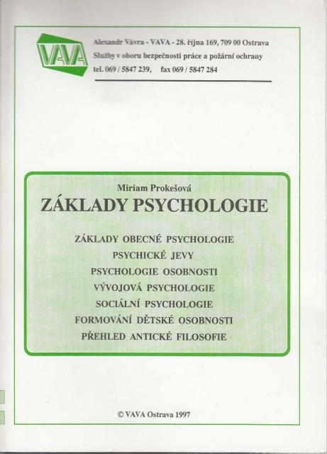 Základy psychologie