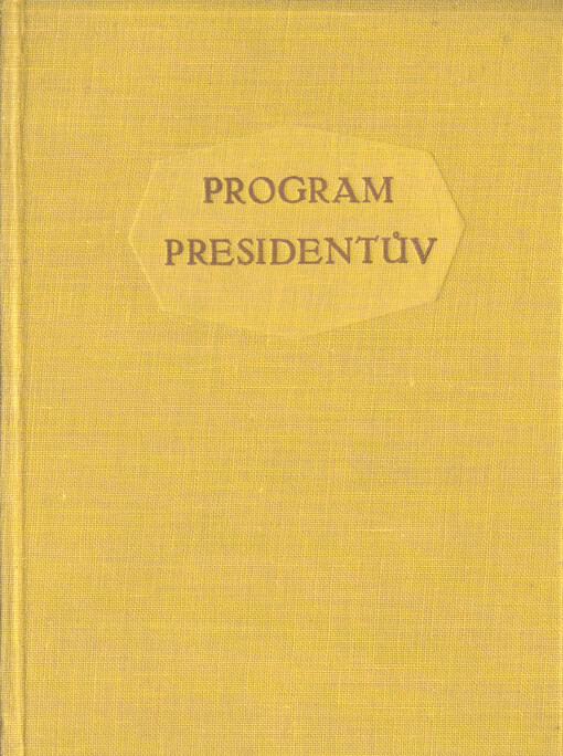 Program presidentův