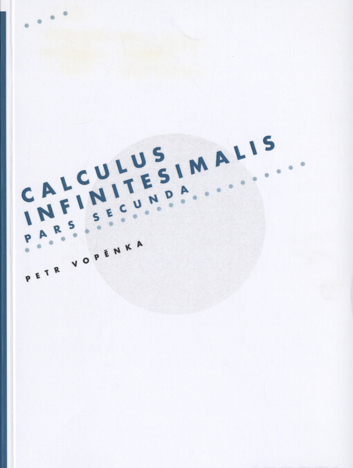 Calculus infinitesimalis.Pars secunda,Integrál reálné funkce jedné proměnné