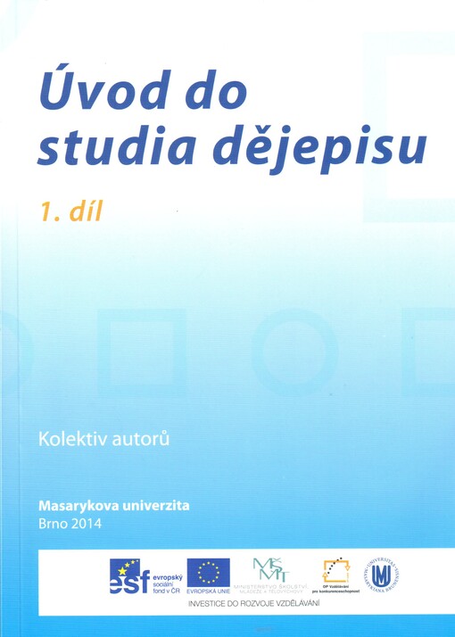 Úvod do studia dějepisu 1