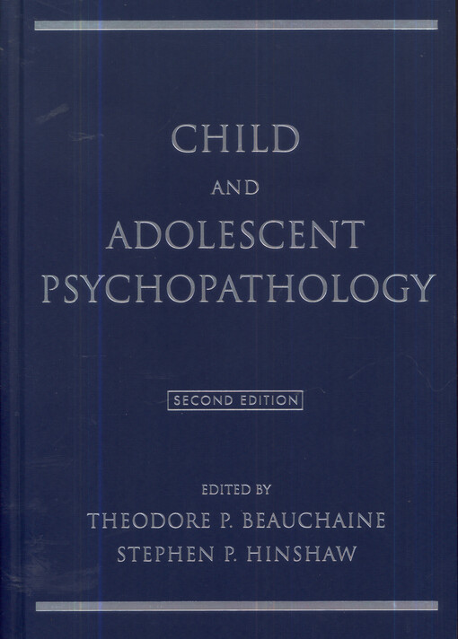 Child and adolescent psychopathology    