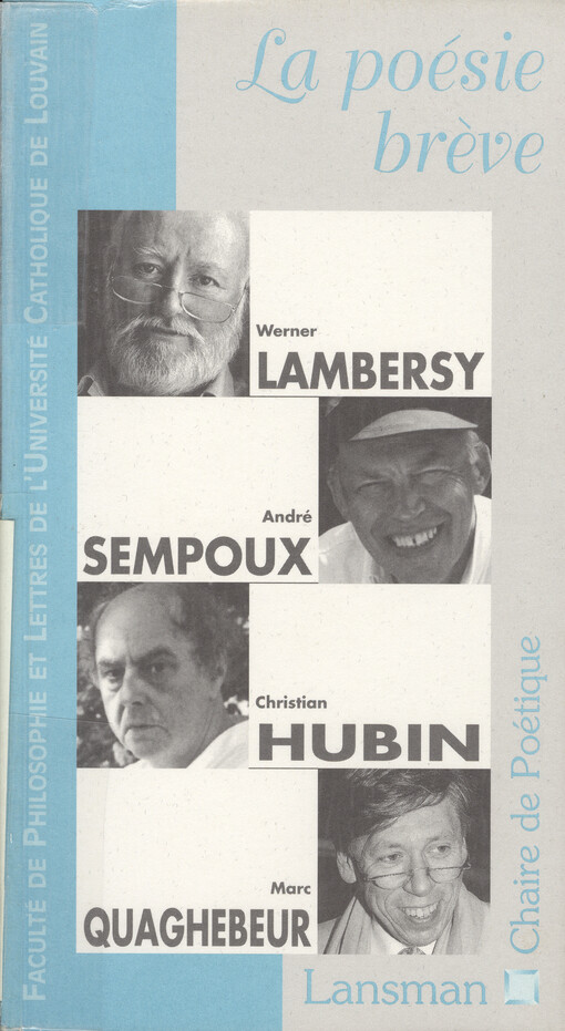 La poésie breve    