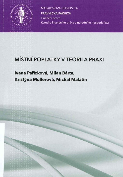 Místní poplatky v teorii a praxi