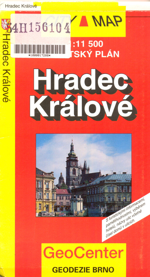 Hradec Královéměstský plán 1:11 500