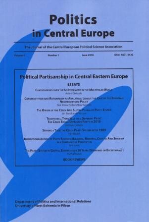 Politics in Central Europe : the journal of the Central European Political Science Association