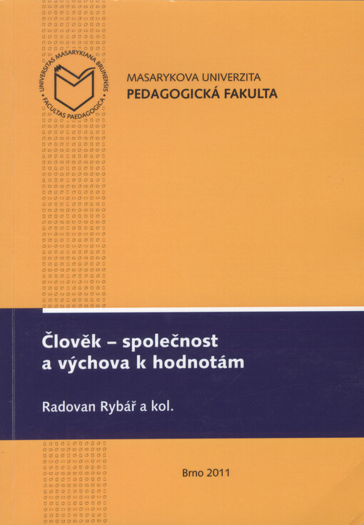 Člověk - společnost a výchova k hodnotám