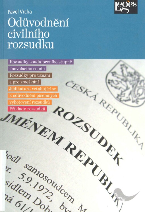 Odůvodnění civilního rozsudku