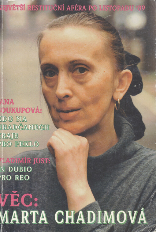 Věc: Marta Chadimová