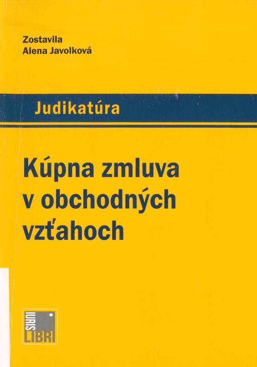 Kúpna zmluva v obchodných vzťahoch
