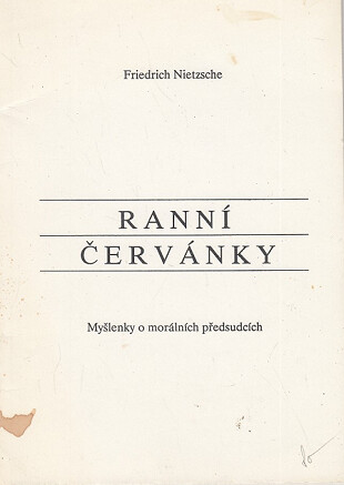 Ranní červánky : myšlenky o morálních předsudcích, 2. vyd.