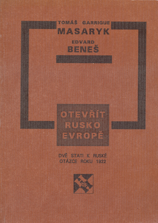 Otevřít Rusko Evropě : dvě stati k ruské otázce v roce 1922