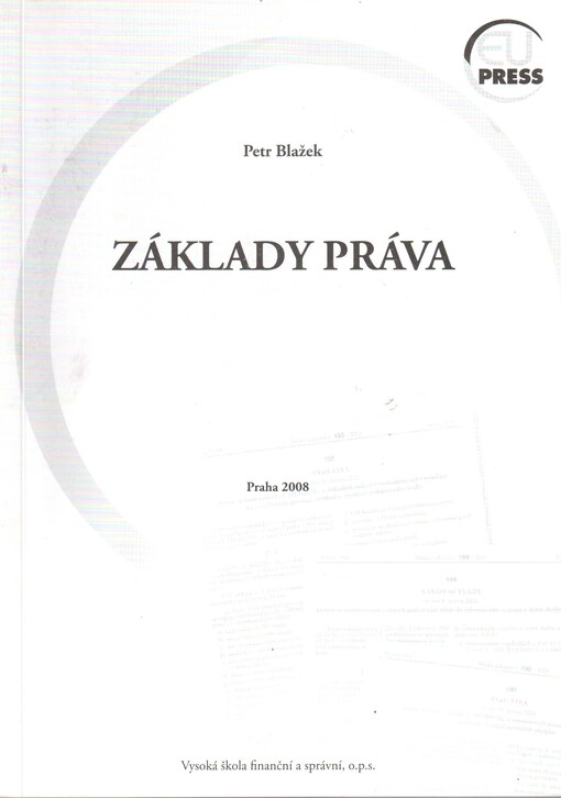 Základy práva :teorie práva a základy ústavního práva České republiky