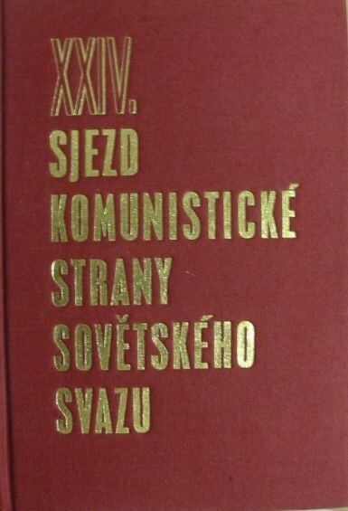 XXIV. sjezd Komunistické strany Sovětského svazu :Březen - duben 1971