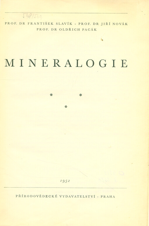 Mineralogie