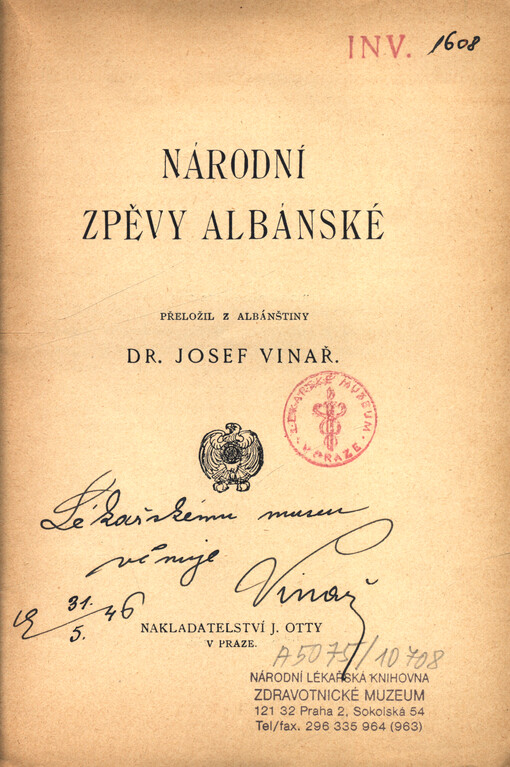 Národní zpěvy albánské