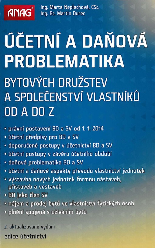 Účetní a daňová problematika - Martin Durec, Marta Neplechová 